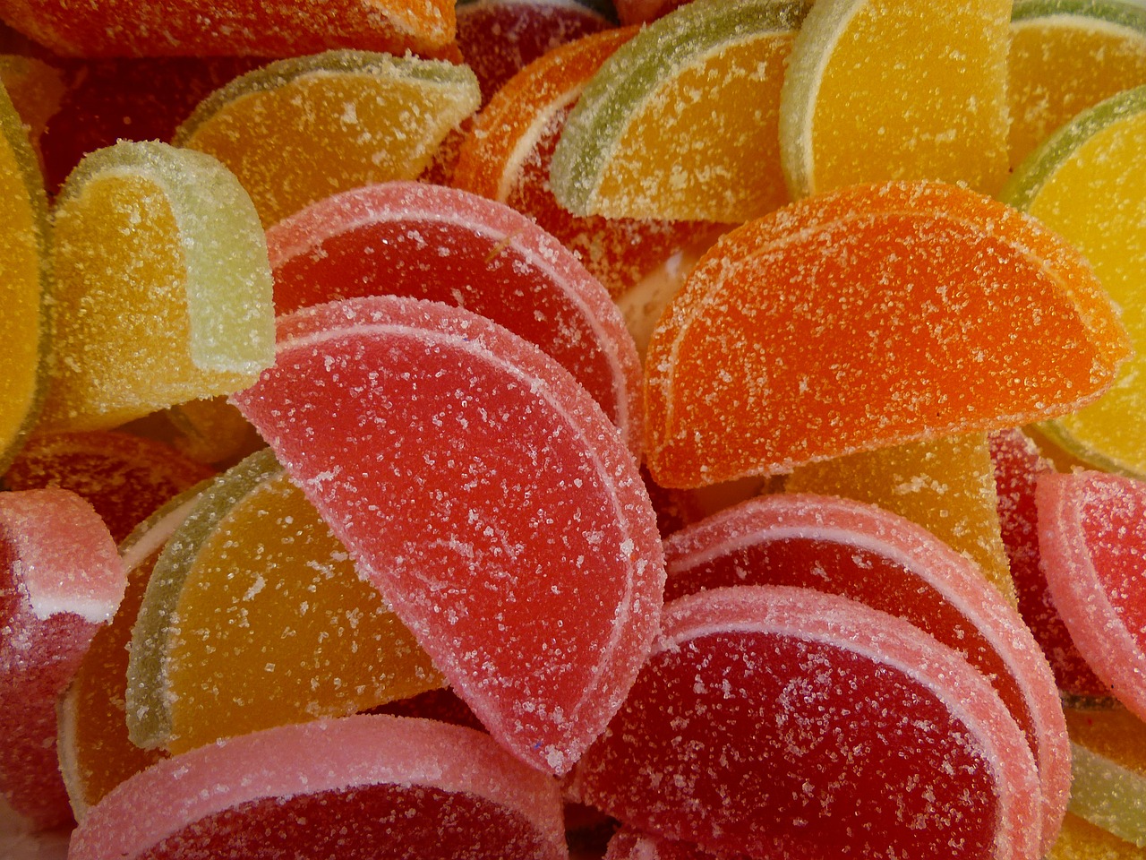 Fruktgodis och gelé